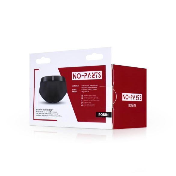 No-Parts Robin - připínací kalhotky - černé - S