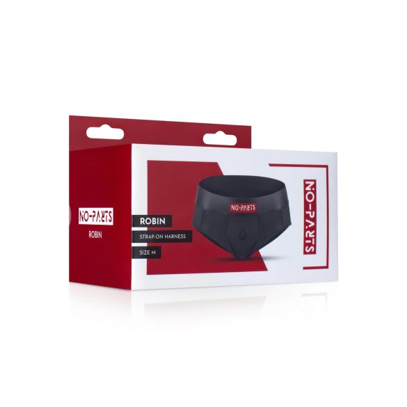 No-Parts Robin - připínací kalhotky (černé) - L