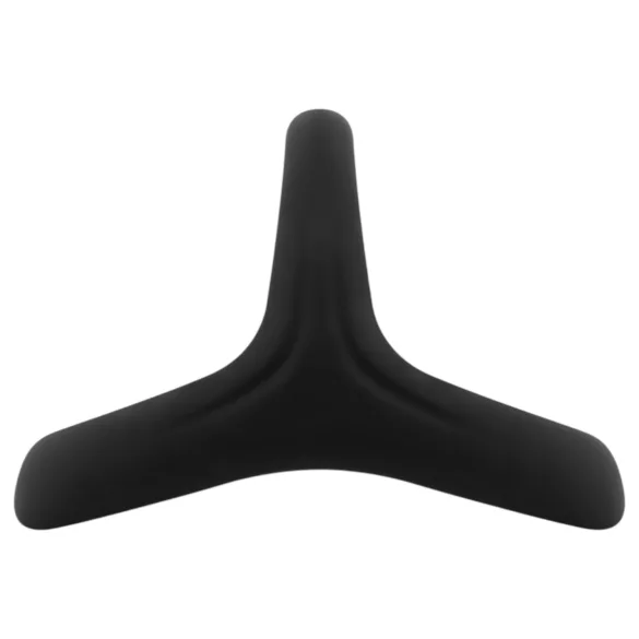 Easytoys Desire Ring - erekční kroužek na penis a varlata - pružný - černý