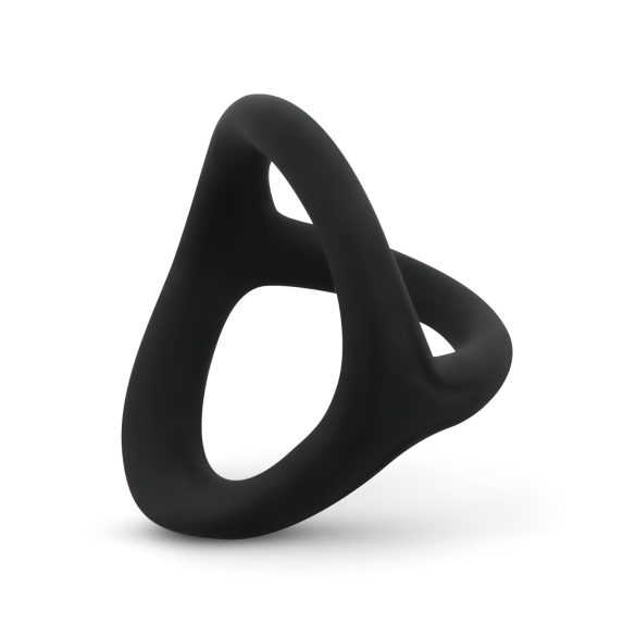 Easytoys Desire Ring - elastický penis a varlata kroužek (černý)