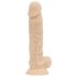Real Fantasy Ashton - realistický dildó 20,5 cm (přírodní)