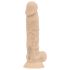 Real Fantasy Conrad – přísavkový vibrátor – 20 cm (přírodní)