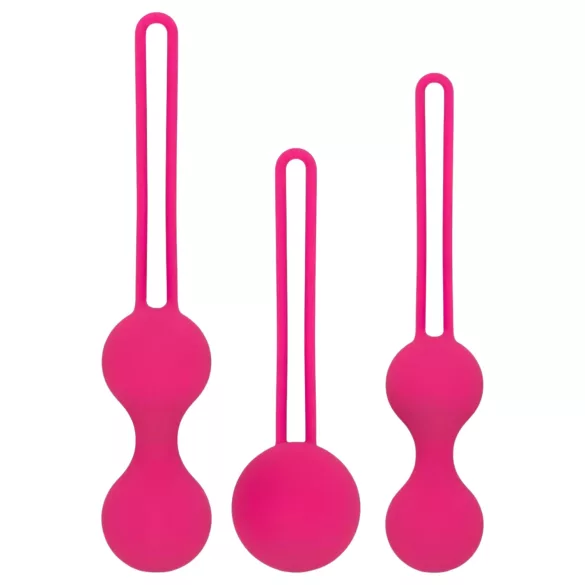 Easytoys - venušiny kuličky sada - 3 kusy - růžové