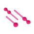 Easytoys LoveBalls - sada venušiných kuliček - 3 ks (růžová)