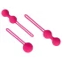 Easytoys - venušiny kuličky sada - 3 kusy - růžové