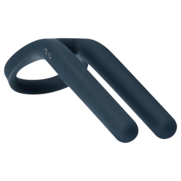 Boners - vibrační erekční kroužek a stimulátor varlat - modrý - dobíjecí