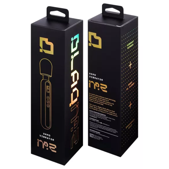 BLAQ - vibrátor na masáž - digitální - černý
