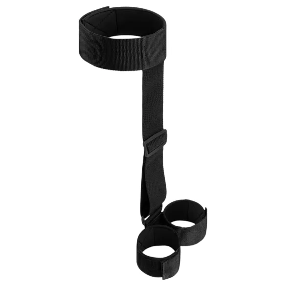 Bedroom Fantasies - sada obojek a pouta - měkké - černá