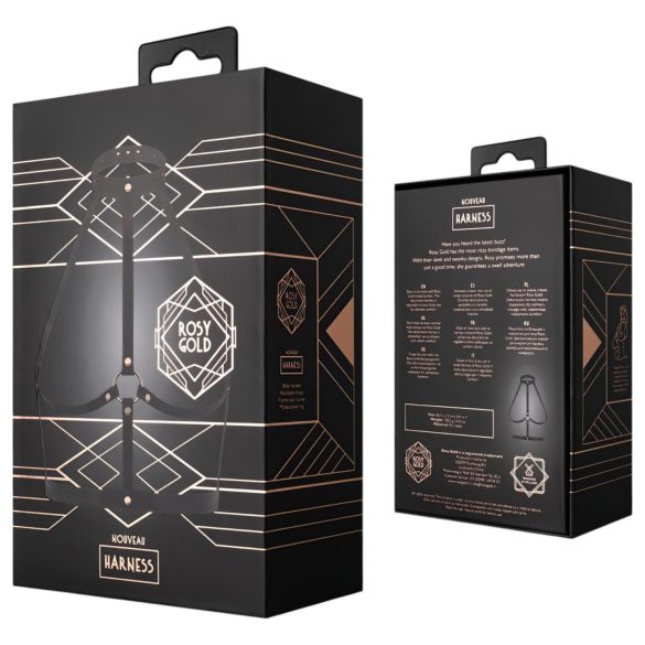 Rosy Gold - masážní hůlka - černá/rose gold