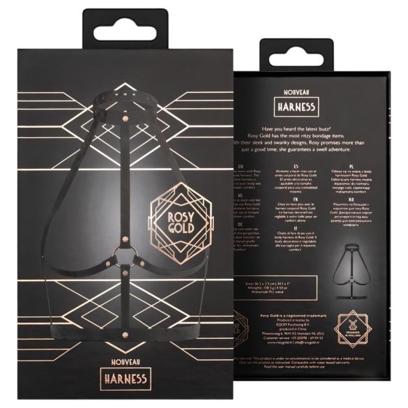 Rosy Gold - masážní hůlka - černá/rose gold