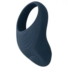   Boners - vibrační erekční kroužek na penis s akumulátorem (modrý)