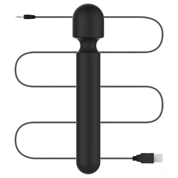 BLAQ - vibrátor s digitální masáží - velký - černý
