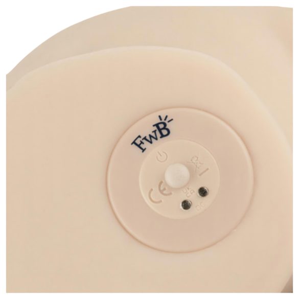 FWB - realistický vibrační masturbátor torzo - tělová barva