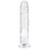 EasyToys - gelové dildo - 18 cm (průhledné)