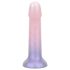 EasyToys Mermaid - třpytivý dildo - 15 cm (růžový)