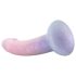 EasyToys Mermaid - třpytivý dildo - 15 cm (růžový)