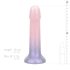 EasyToys Mermaid - třpytivý dildo - 15 cm (růžový)