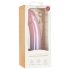 EasyToys Mermaid - třpytivý dildo - 19cm (růžový)