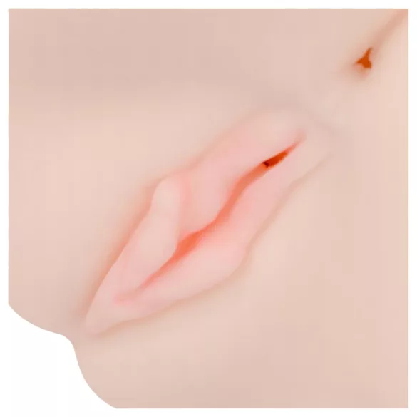 FWB - masturbátor vagína a zadeček s vibrátorem - realistická barva