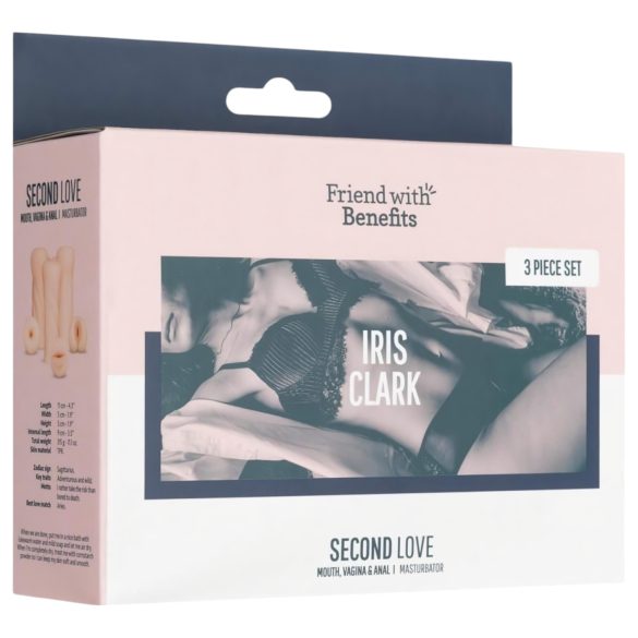 FWB - realistický masturbátor sada - přírodní barva