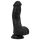 Easytoys - Realistické dildo s varlaty - 12 cm (černé)