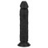 EasyToys - realistické dildo - 22,5 cm (černé)