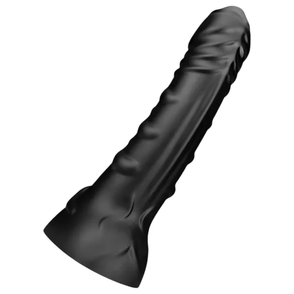 BUTTR Black Hawk - realistický anální dildo - černá