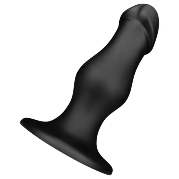 BUTTR FIM-92 - anální dildo s přísavkou - černé
