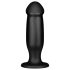 BUTTR AH-1 - černé přísavkové anální dildo