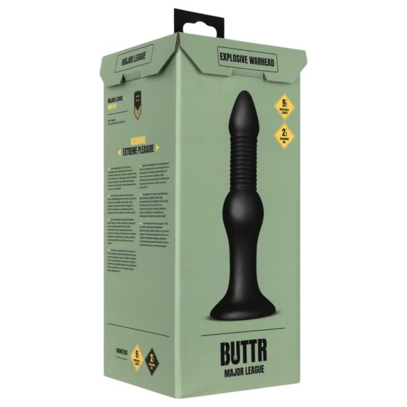BUTTR Explosive Warhead - anální dildo - černé