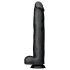 BUTTR Operation Dingo - obří realistické dildo - 43 cm (černé)