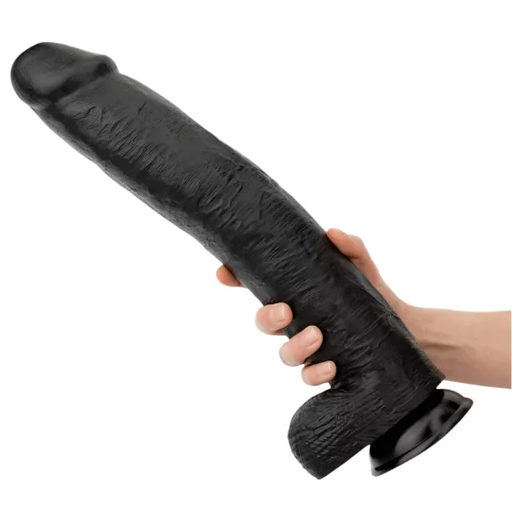 BUTTR - obří realistické dildo - 43 cm - černé