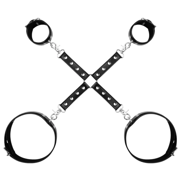 Bedroom Fantasies - pouta na zápěstí a stehna - černá