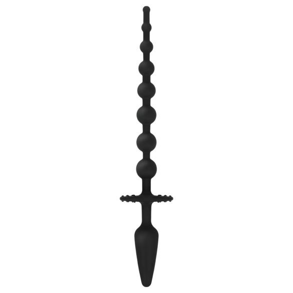EasyToys - 2v1 anální kolík (černý)