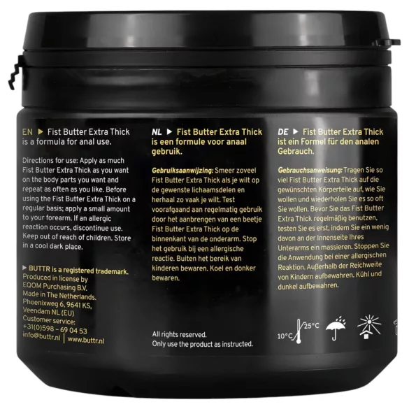 BUTTR - balzám na fisting - 500 ml