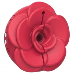 Teazers Rose - vibrační svorky na bradavky - červené