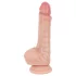 Real Fantasy Declan - realistický dildo s předkožkou (tělová barva) - 18 cm
