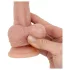 Real Fantasy Declan - realistický dildo s předkožkou (tělová barva) - 18 cm