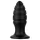 BUTTR Aftershock - obří anální plug (černý) - 23 cm