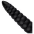 BUTTR Caterpiller - obří anální kolík (černý) - 29 cm