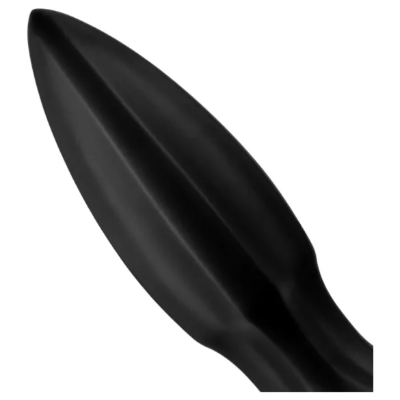 BUTTR Huge Explosive II - obří anální kolík (černý) - 29 cm