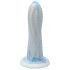 Ylva & Dite Prickly Pear – tečkované dildo (bílá-modrá)