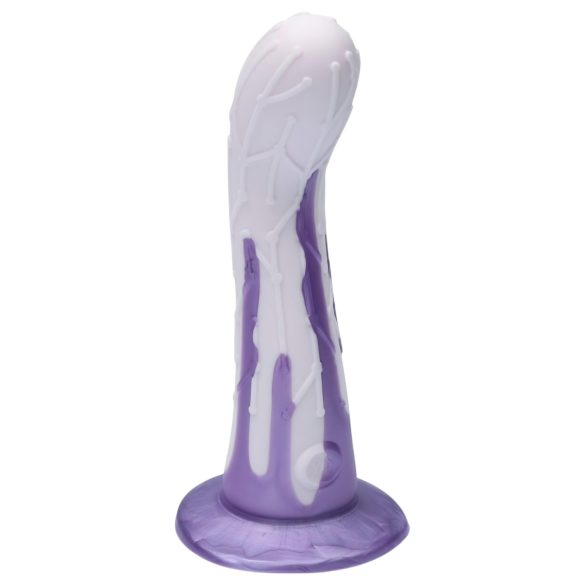 Ylva & Dite Cryptodite - přísavný barevný dildo (růžovo-fialový)