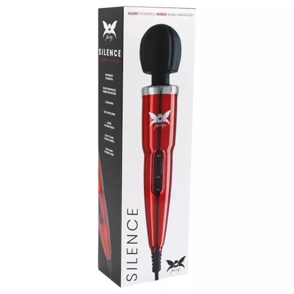 Pixey Silence - tichý masážní vibrátor (červený)
