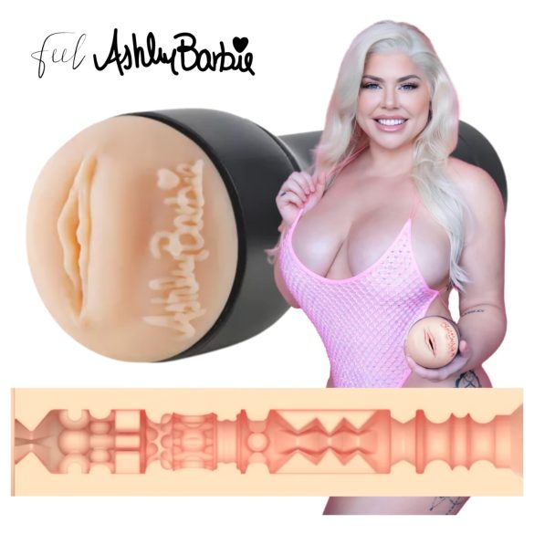 Kiiroo Ashley Barbie - umělá vagína masturbátor (přírodní)