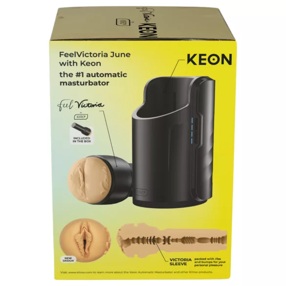 Kiiroo Keon Wifi + Victoria June - masturbátor umělá vagína