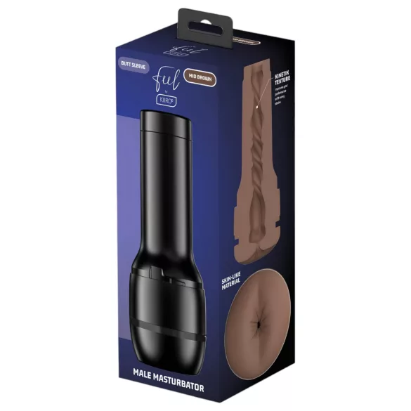 Kiiroo Feel - masturbátor umělý zadeček - realistický hnědý