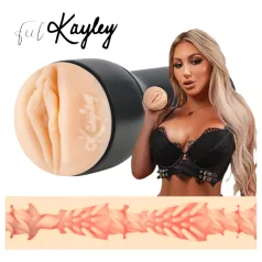   Kiiroo Kayley Gunner - umělá vagína - PowerBlow kompatibilní - přírodní