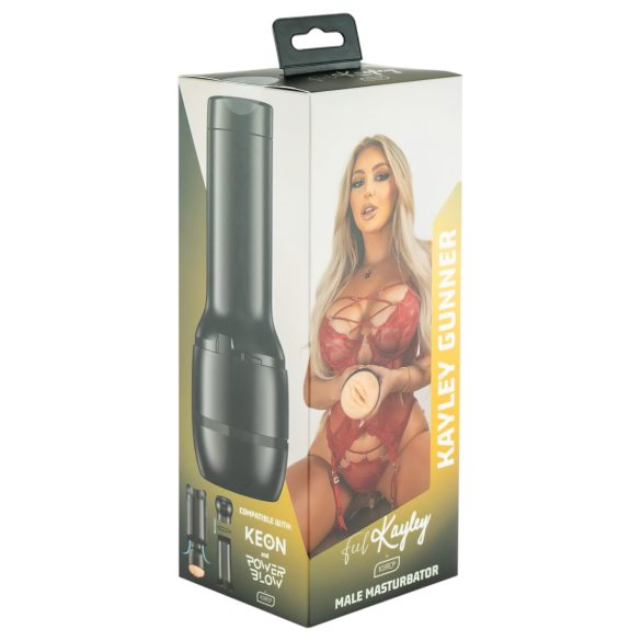 Kiiroo Kayley Gunner - umělé lůno - PowerBlow kompatibilní (přírodní)
