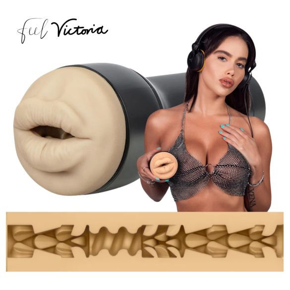 Kiiroo Victoria June – umělá ústa – kompatibilní s PowerBlow (přírodní vzhled)
